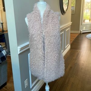 Faux fur vest